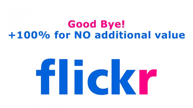 Adiós Flickr
